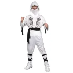 Maškare kostim bijeli ninja  - 8-10 godina