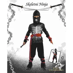  dječji kostim skeletni ninja  - 11-14 godina