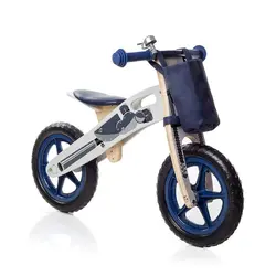 Star Ride drveni balans bicikl bez pedala happy rider - plavi 