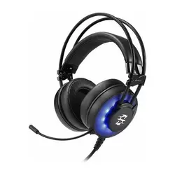 Sharkoon Skiller SGH2 stereo igraće slušalice sa mikrofonom, LED plavi, USB 