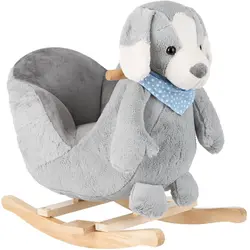 Kikka Boo igračka na ljuljanje Grey Puppy 