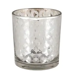 J.E. Schum staklene čaše za svijeće Retro, 7.3x8 cm 