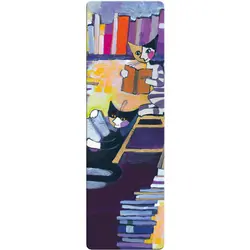 Fridolin bookmarker Wachtmeister Reading cat 