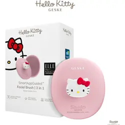 GESKE čistač za lice 3u1 s držačem, Hello Kitty pink 