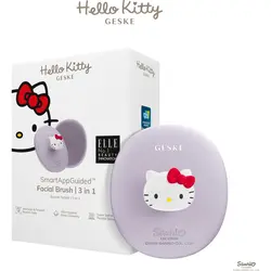 GESKE čistač za lice 3u1 s držačem, Hello Kitty purple 