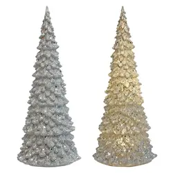  Božićno drvce, 27cm srebrno 