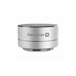 Swissten zvučnik Bluetooth, FM, 3W, microSD, srebrni i-METAL 