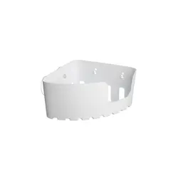 Tatay zidna kutna košara za odlaganje 20x20x11 cm, polipropilen  - Bijela