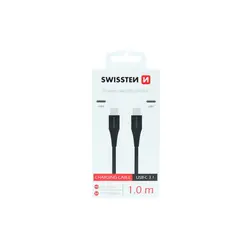Swissten kabel USB-C/USB-C, 3A, 1m 