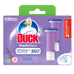 Duck Fresh Discs gel za čišćenje i osvježavanje WC školjke, duplo punjenje - Lavanda, 72 ml 