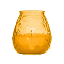  svijeća u čaši Narančasta  - Narančasta