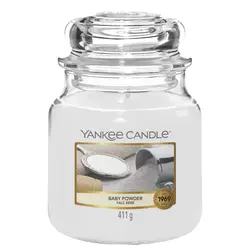 Yankee Candle svijeća classic medium Baby powder 