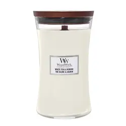 WoodWick svijeća  classic large White Tea & Jasmine 