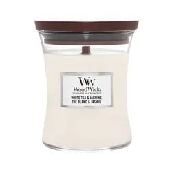 WoodWick svijeća  classic medium White Tea & Jasmine 