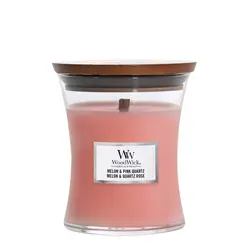 WoodWick mirisna svijeća Classic Medium Melon & Pink Quartz  - M