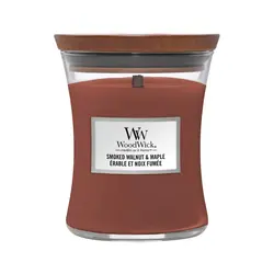WoodWick svijeća  Classic  Smoked Walnut & Maple  - M