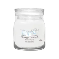Yankee Candle svijeća Signature medium Clean Cotton 