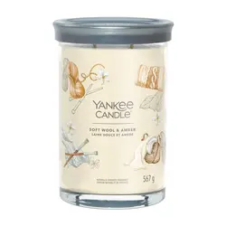 Yankee Candle svijeća Signature large tuler Soft wool Aer 