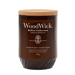 WoodWick svijeća Renew large Lavender & Cyess 