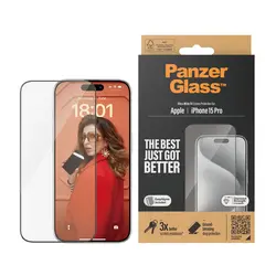 Panzerglass zaštitno staklo iPhone 15 Pro ultra wide fit 
