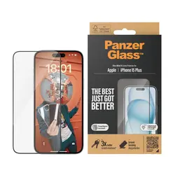 Panzerglass zaštitno staklo iPhone 15 Plus ultra wide fit 