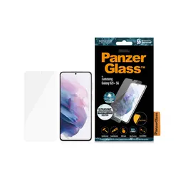 Panzerglass zaštitno staklo za Samsung Galaxy S21+ ultrasonic fingerprint case friendly antibacterial black 