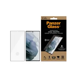 Panzerglass zaštitno staklo za Samsung S22 Ultra fingerprint case friendly antibacterial black 