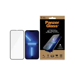 Panzerglass zaštitno staklo za iPhone 13 Pro Max case friendly antibacterial black 