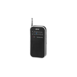 AKAI radio džepni, FM, AM, analogna skala, 2x AAA baterije, crni APR-350 