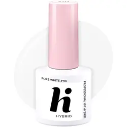 hi Hybrid UV lak za nokte pure white #114 5 ml 