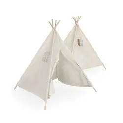  Indijanski šator za djecu Tipi Wigwam Lan i drvo 135cm 