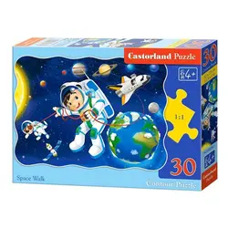 Castorland puzzle 30 komada mali astronaut 