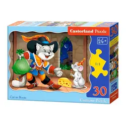 Castorland puzzle 30 komada mačak u čizmama 