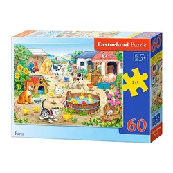 Castorland puzzle 60 komada farma 