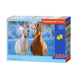 Castorland puzzle - Konji na snjegu, 260 kom 