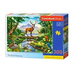 Castorland puzzle 300 komada šumska idila 