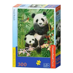 Castorland puzzle 300 komada panda u šumi 