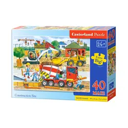 Castorland puzzle 40 kom maksi - gradilište 