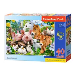 Castorland puzzle 40 komada maxi životinje sa farme 