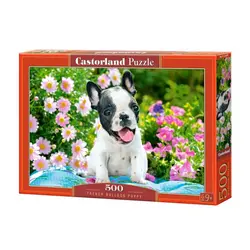 Castorland puzzle 500 komada francuski buldog štene 