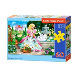 Castorland puzzle 60 kom - princeza i labud 