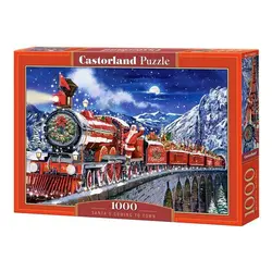 Castorland puzzle 1000 kom santas coming to town 