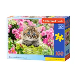 Castorland puzzle 100 kom - maca u vrtu 