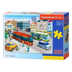 Castorland puzzle 100 komada gradski trg 