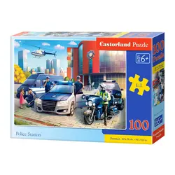 Castorland puzzle 100 komada policijska stanica 