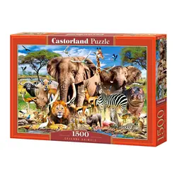 Castorland puzzle 1500 kom savanna animals 