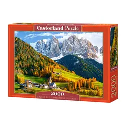 Castorland puzzle 2000 kom church of st. Magdalena, Dolomites 