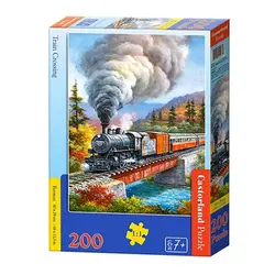 Castorland puzzle 200 komada vlak 