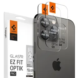 Spigen iPhone 14 Pro/iPhone 14 Pro Max zaštitno staklo za kameru telefona, Glass EZ Fit Optik Pro 