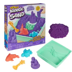 Kinetic Sand pješčanik s priborom set za igru - ljubičasti 